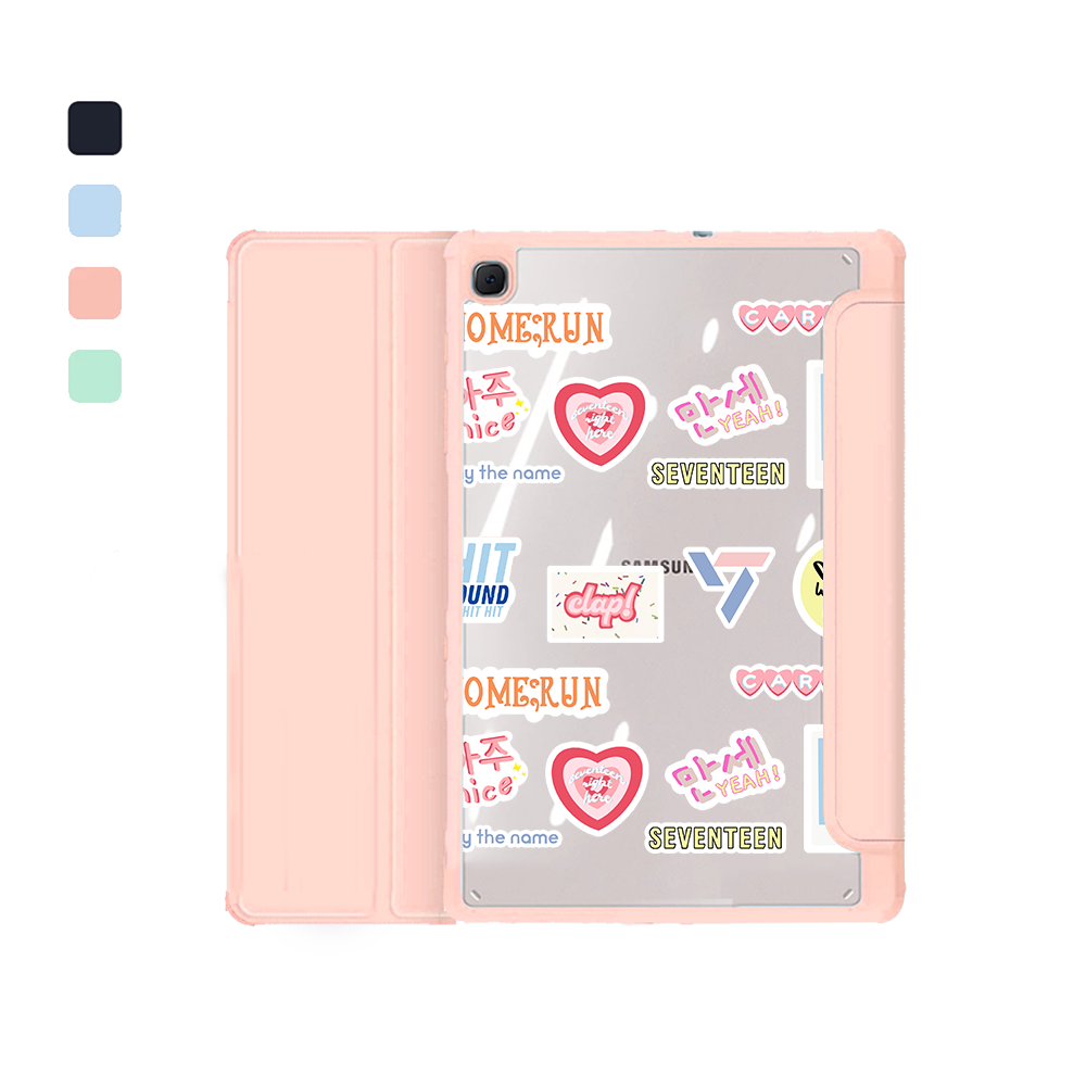 Android Tab Acrylic Flipcover - Seventeen Sticker Pack