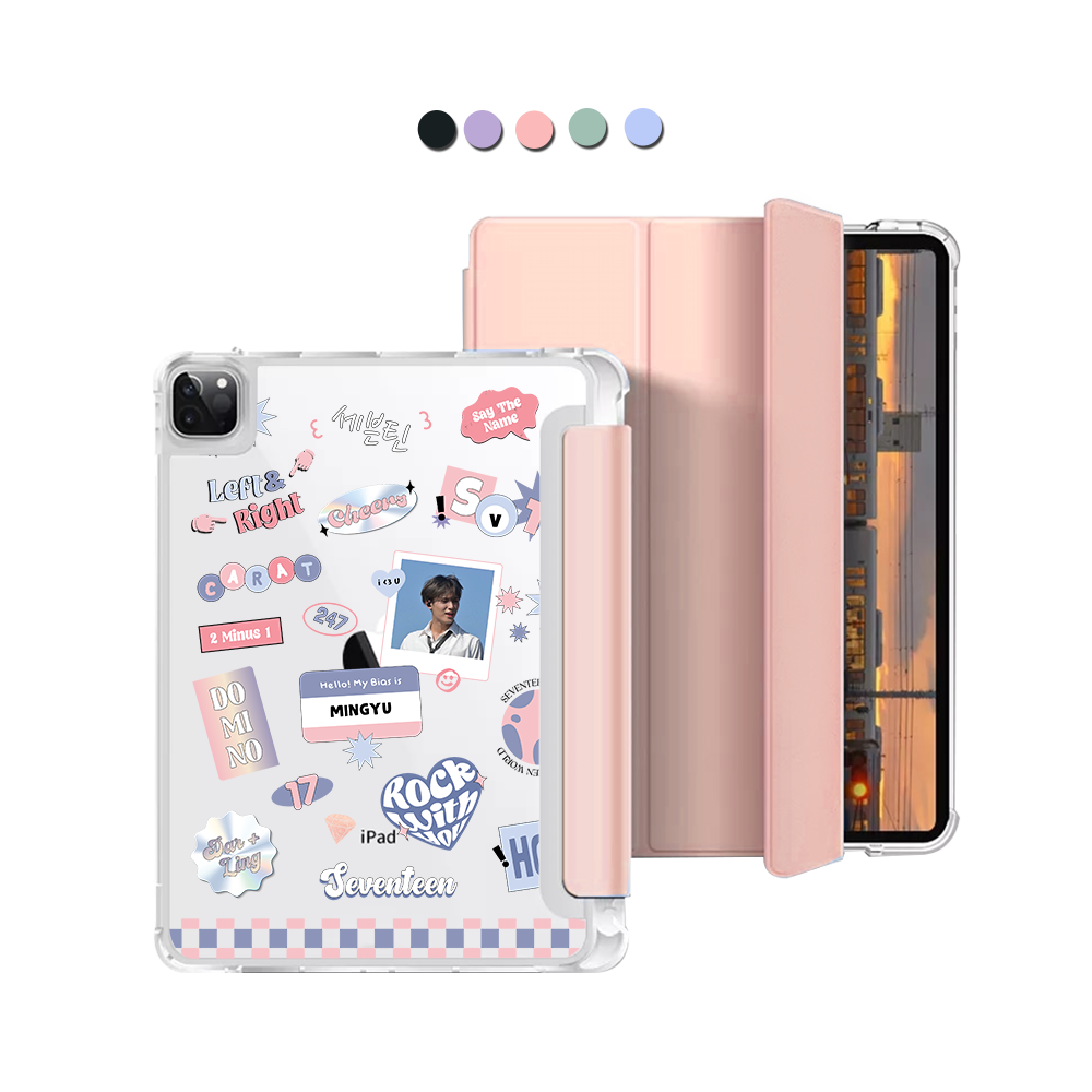 iPad Macaron Flip Cover - Seventeen World