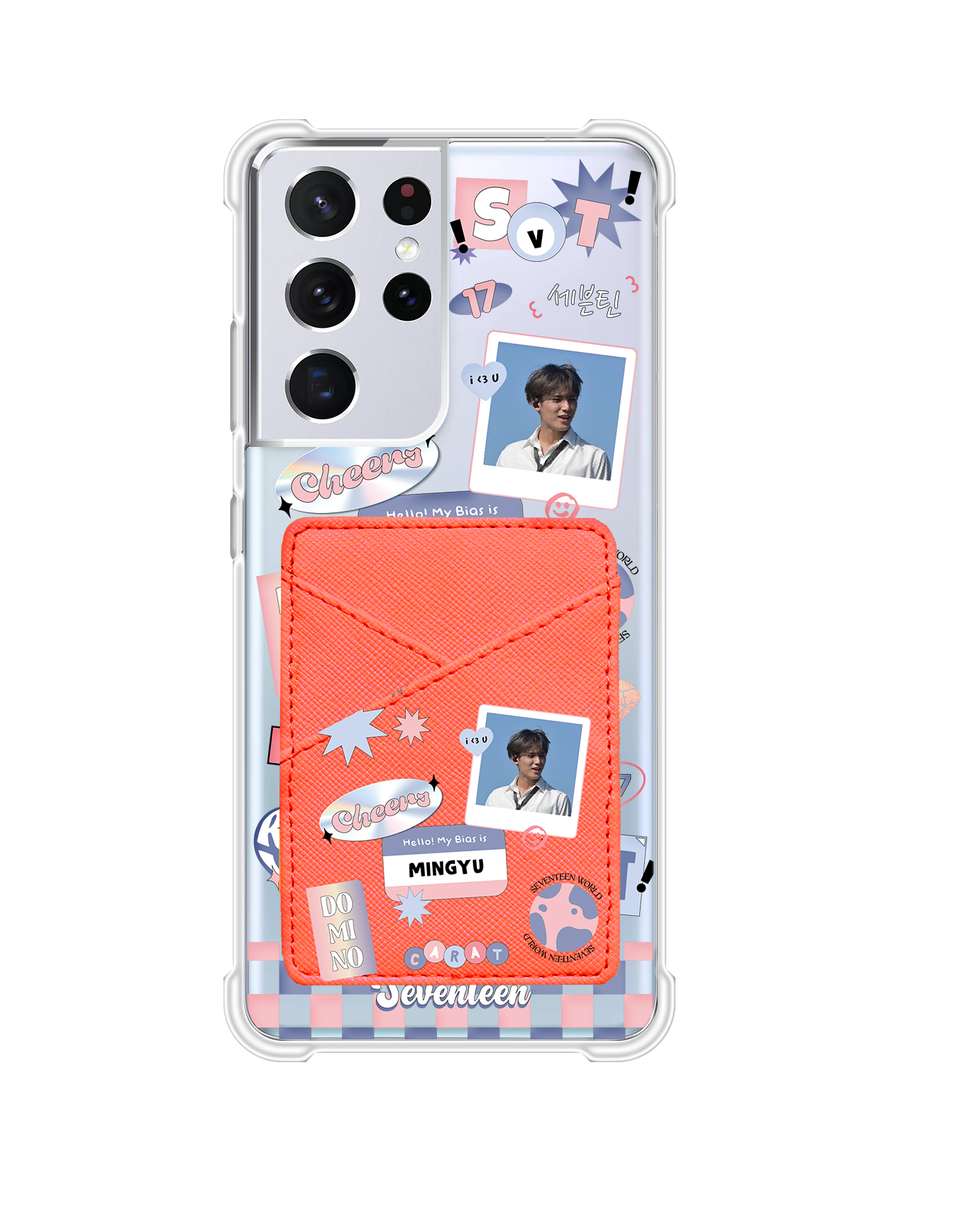 Android Phone Wallet Case - Seventeen World