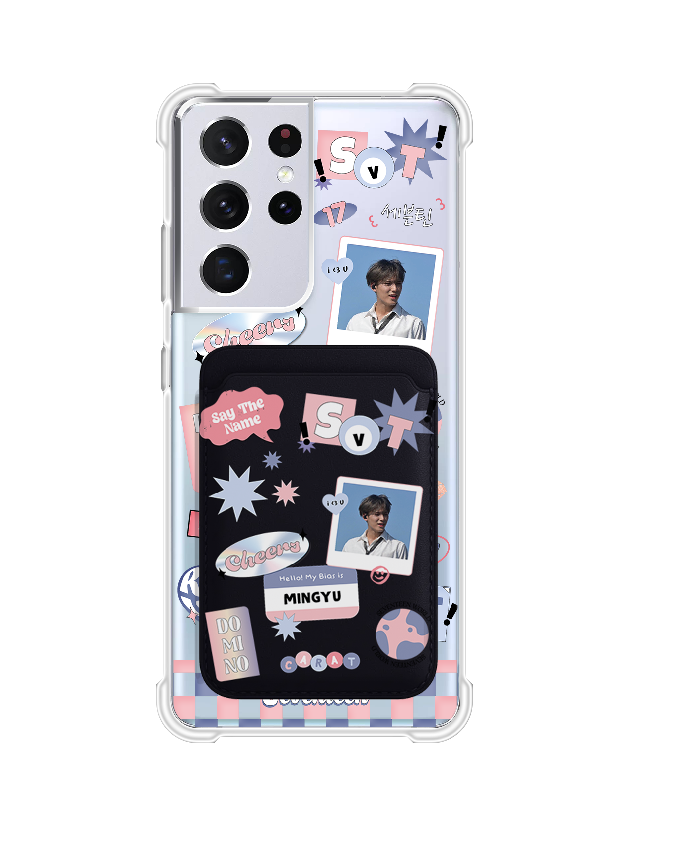 Android Magnetic Wallet Case - Seventeen World