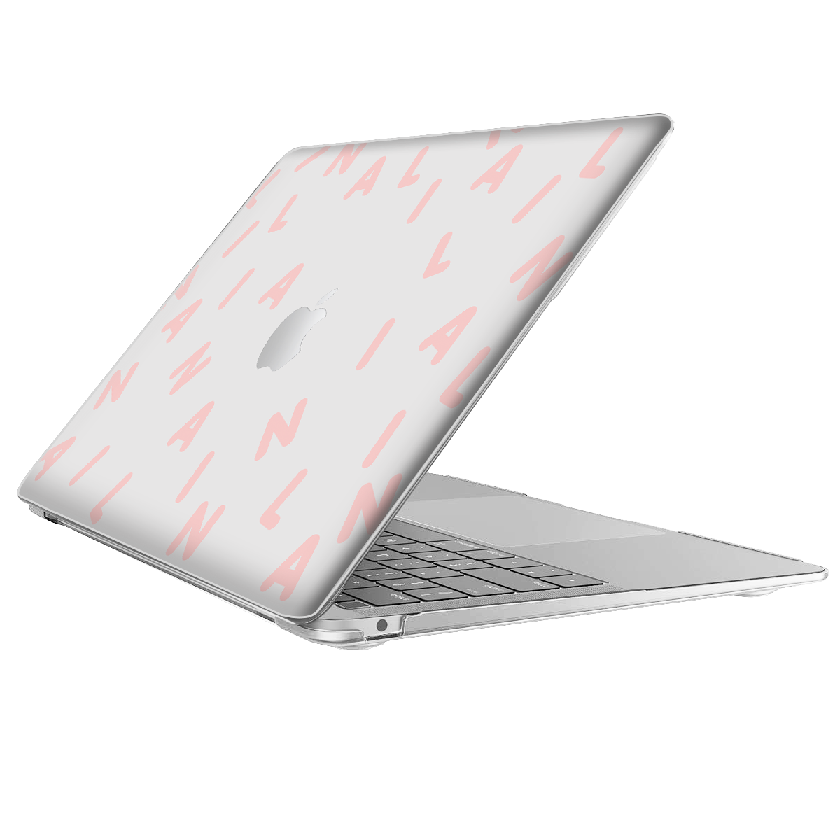 Macbook Snap Case - CUSTOM MONOGRAM 2.0 Rosewater