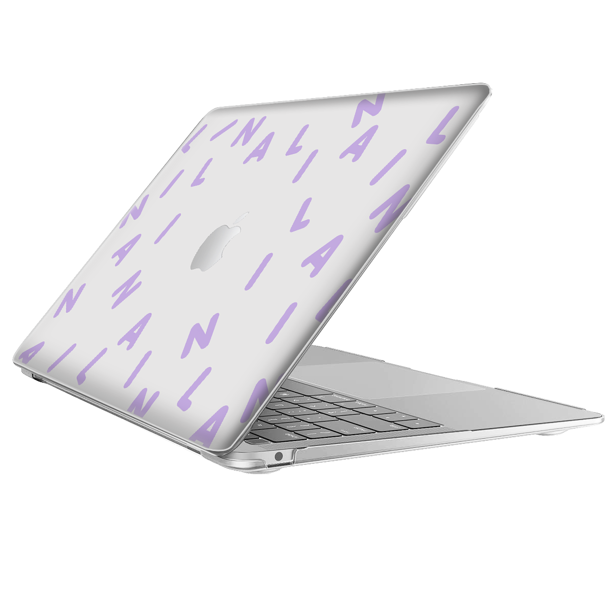 Macbook Snap Case - CUSTOM MONOGRAM 2.0 Lilac