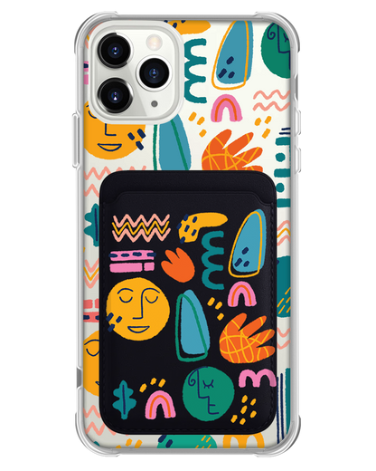 iPhone Magnetic Wallet Case - Silent Art