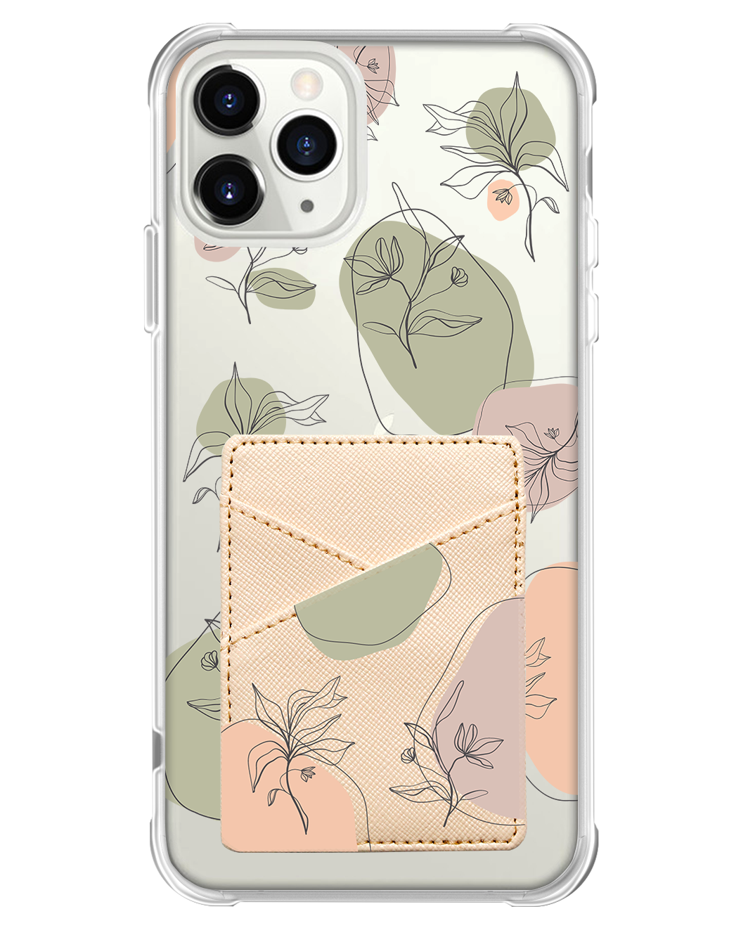 iPhone Phone Wallet Case - Sketchy Flower 1.0