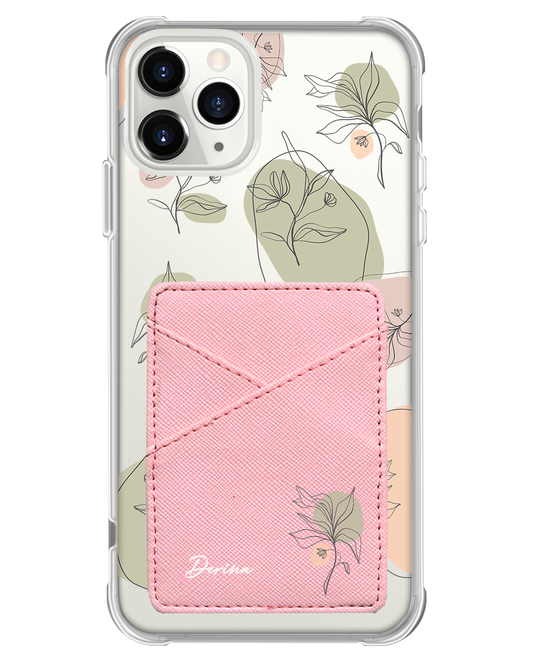 iPhone Phone Wallet Case - Sketchy Flower 3.0