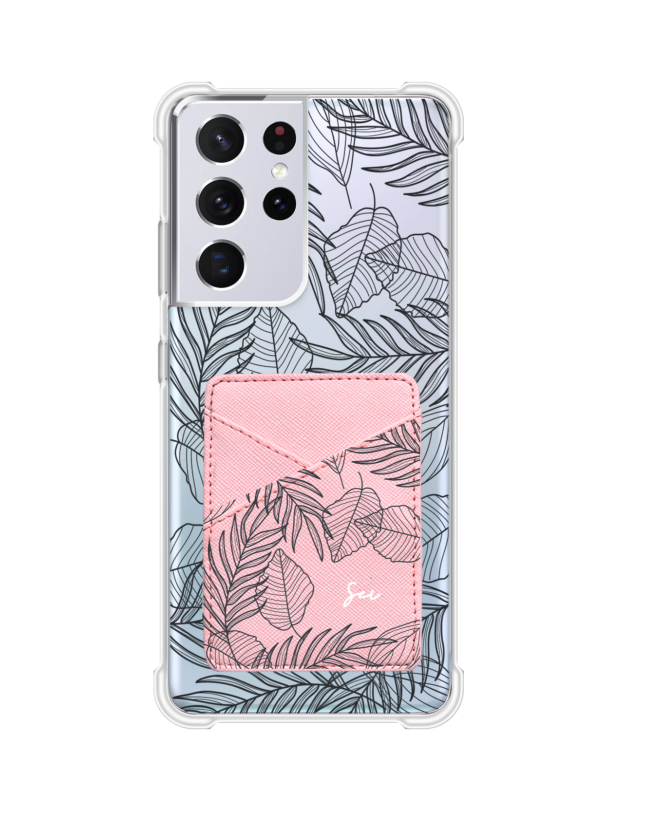 Android Phone Wallet Case - Sketchy Tropical 2.0