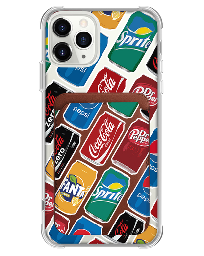 iPhone Magnetic Wallet Case - Soda
