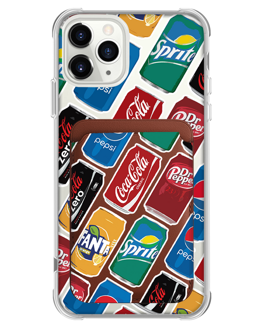 iPhone Magnetic Wallet Case - Soda