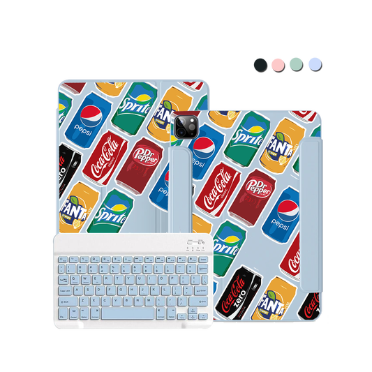 iPad / Android Tab Wireless Keyboard Flipcover - Sodapop