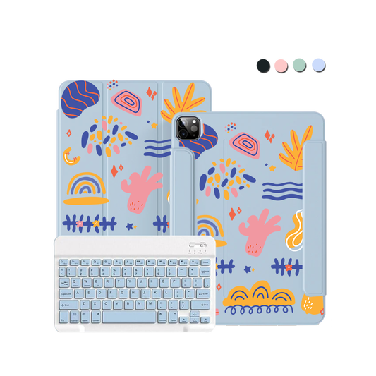 iPad / Android Tab Wireless Keyboard Flipcover - Spring Has Come