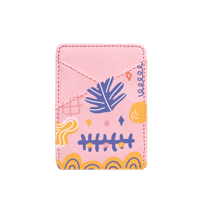 Vegan Leather Pocket Wallet - Spring Has Come