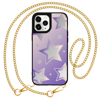 iPhone Mirror Grip -  Star Effect Violet 2.0
