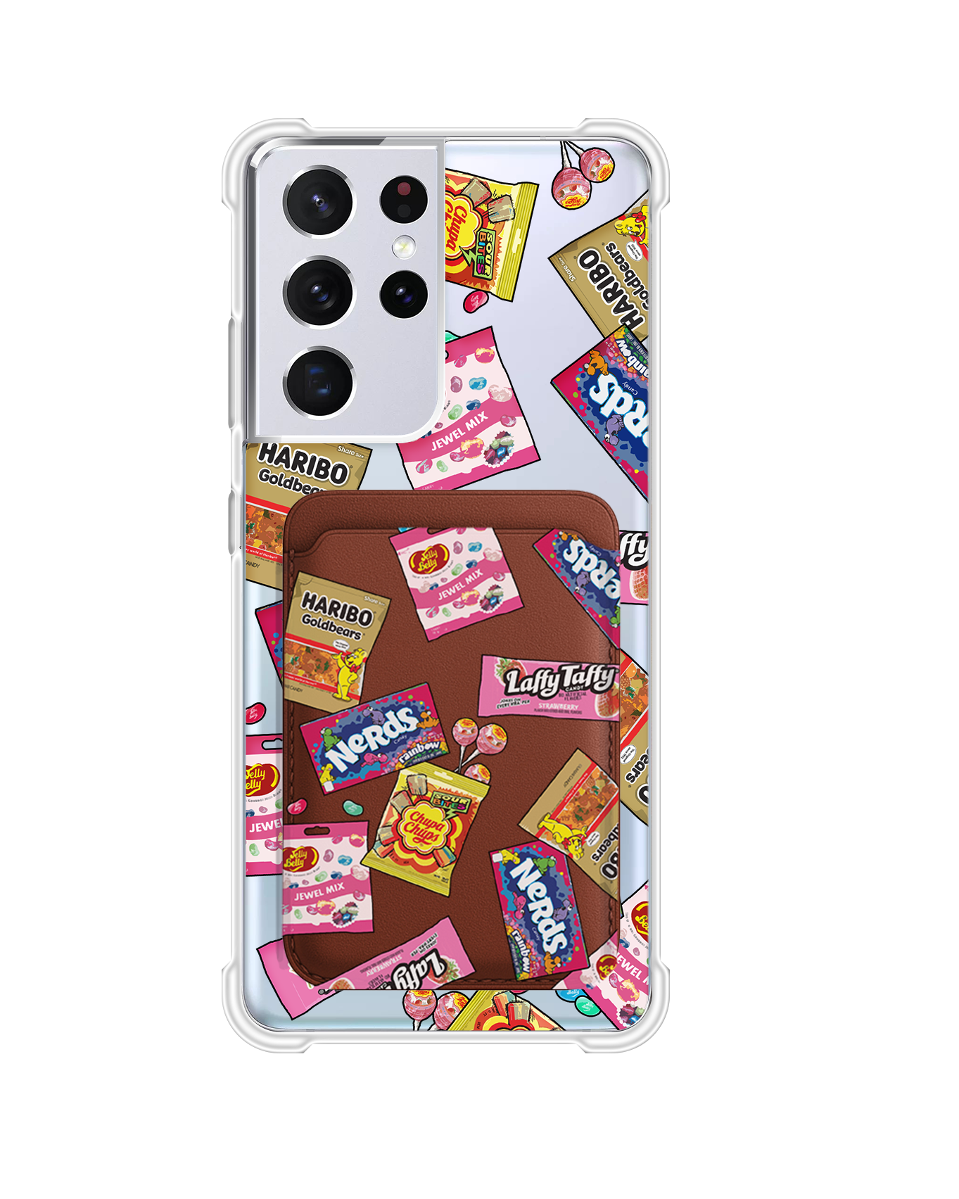 Android Magnetic Wallet Case - Sweet and Gummies