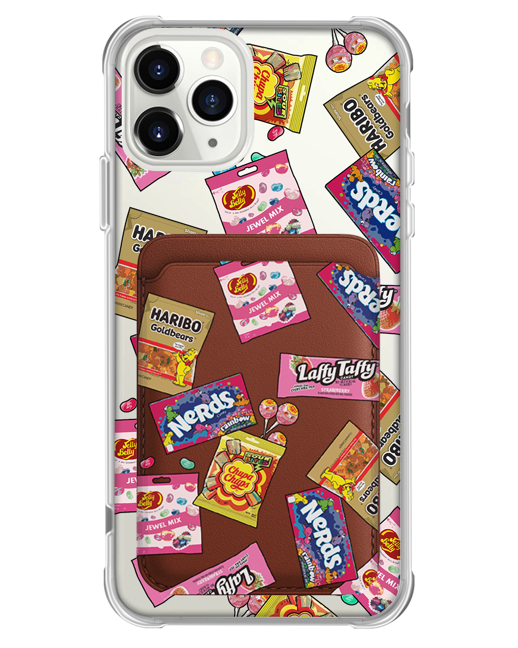 iPhone Magnetic Wallet Case - Sweet and Gummies