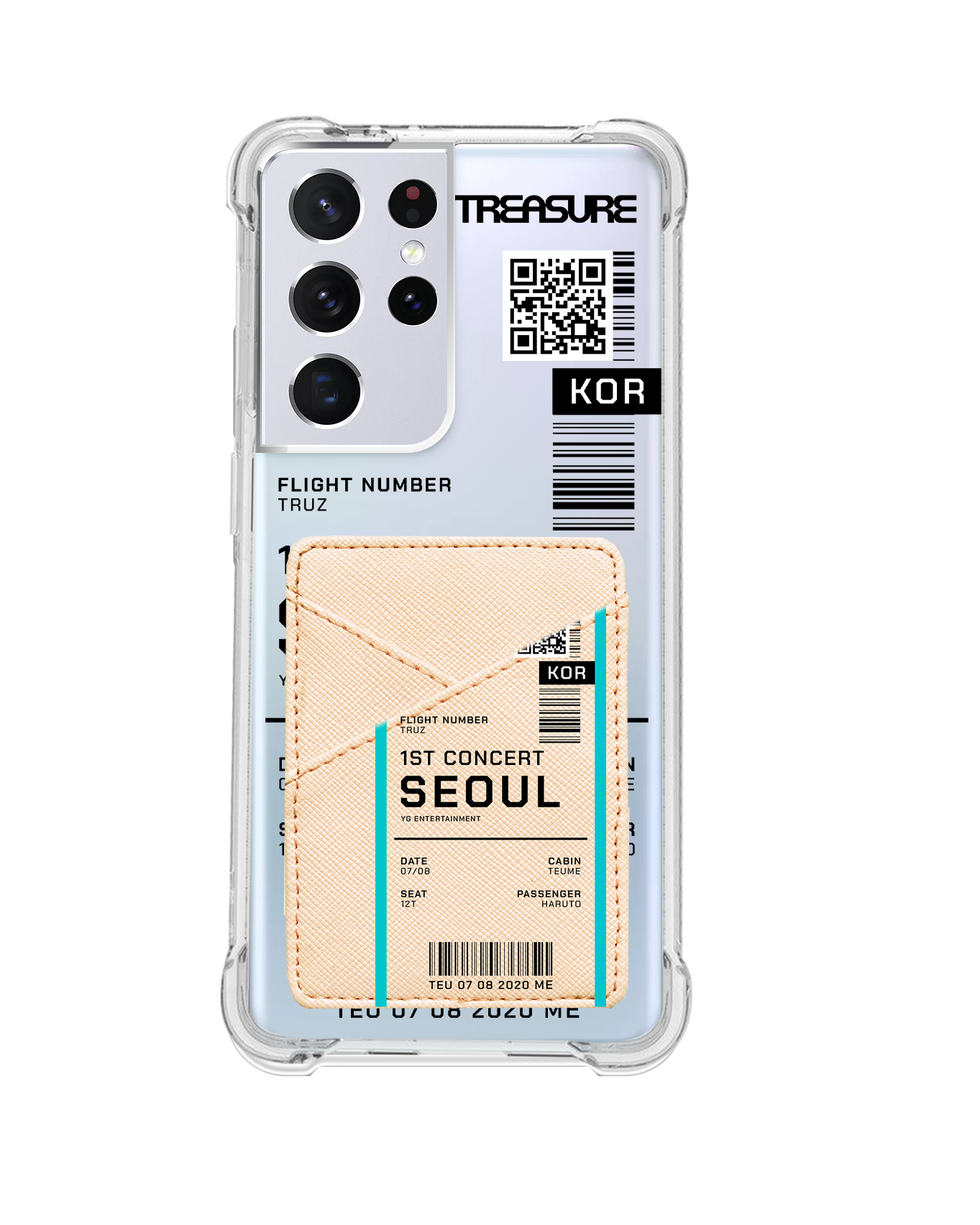 Android Phone Wallet Case - Treasure 1st Concert Ticket
