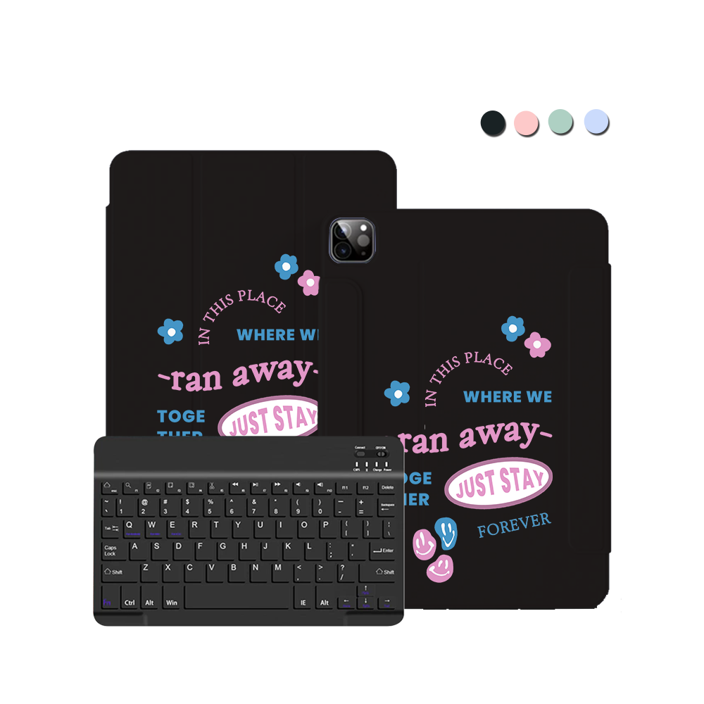 iPad / Android Tab Wireless Keyboard Flipcover - TXT Song Lyrics