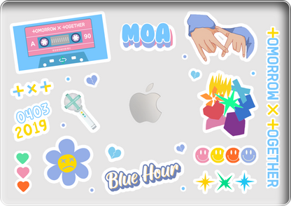 Macbook Snap Case - TXT Sticker Pack