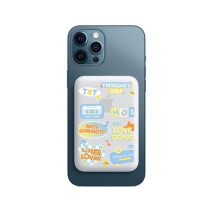 Magnetic Wireless Powerbank - TXT Sticker