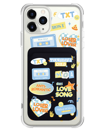 iPhone Magnetic Wallet Case - TXT Sticker Pack