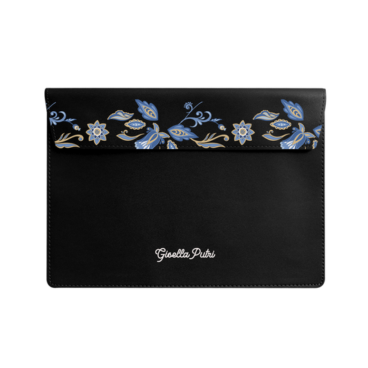 Vegan Leather Sleeve - Tiger & Floral