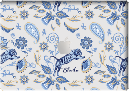 Macbook Snap Case - Tiger & Floral
