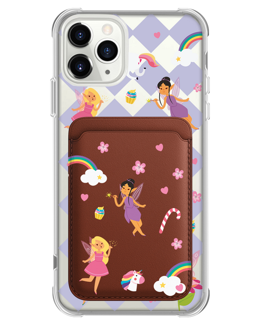 iPhone Magnetic Wallet Case - Tiny Fairy