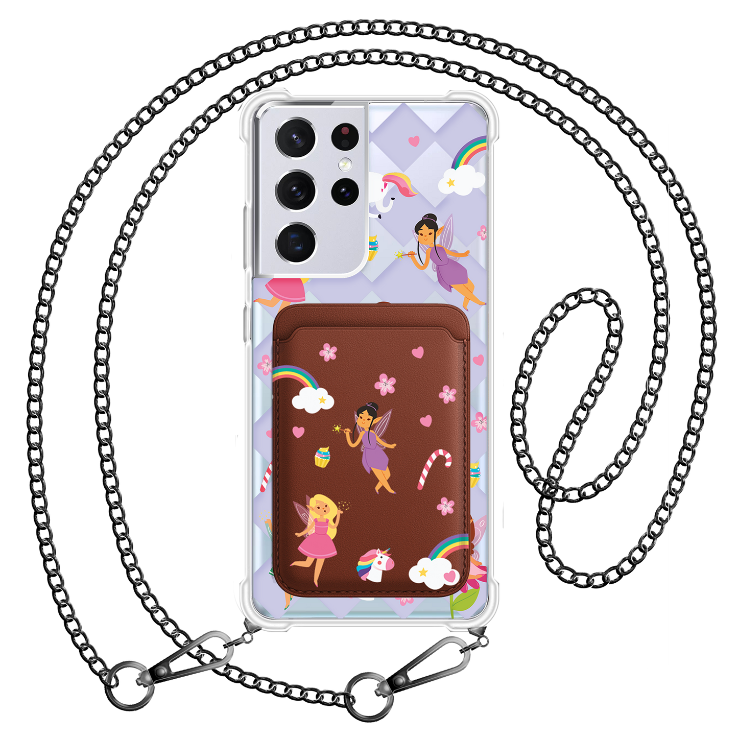 Android Magnetic Wallet Case - Tiny Fairy