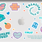 Macbook Snap Case - Treasure Sticker Pack