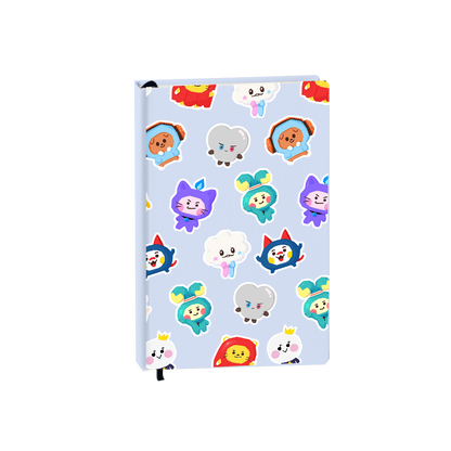 Hardcover Bookpaper Journal - Treasure (with Elastic Band & Bookmark)