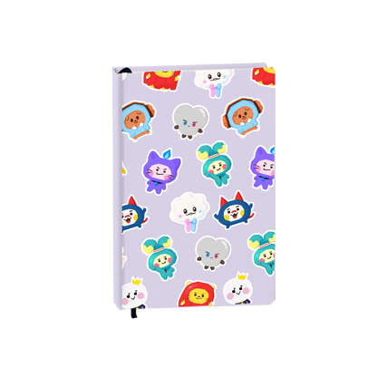 Hardcover Bookpaper Journal - Treasure (with Elastic Band & Bookmark)