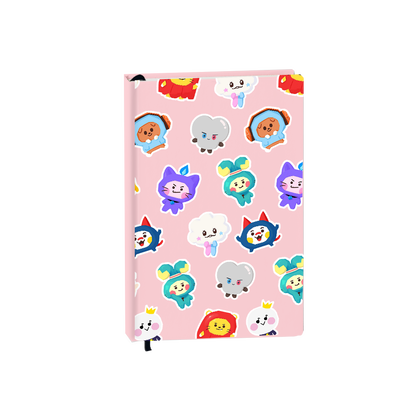 Hardcover Bookpaper Journal - Treasure (with Elastic Band & Bookmark)