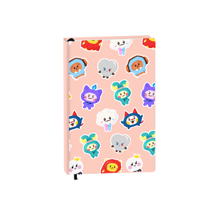 Hardcover Bookpaper Journal - Treasure (with Elastic Band & Bookmark)