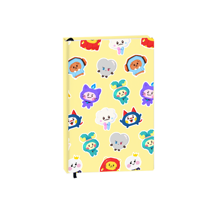 Hardcover Bookpaper Journal - Treasure (with Elastic Band & Bookmark)