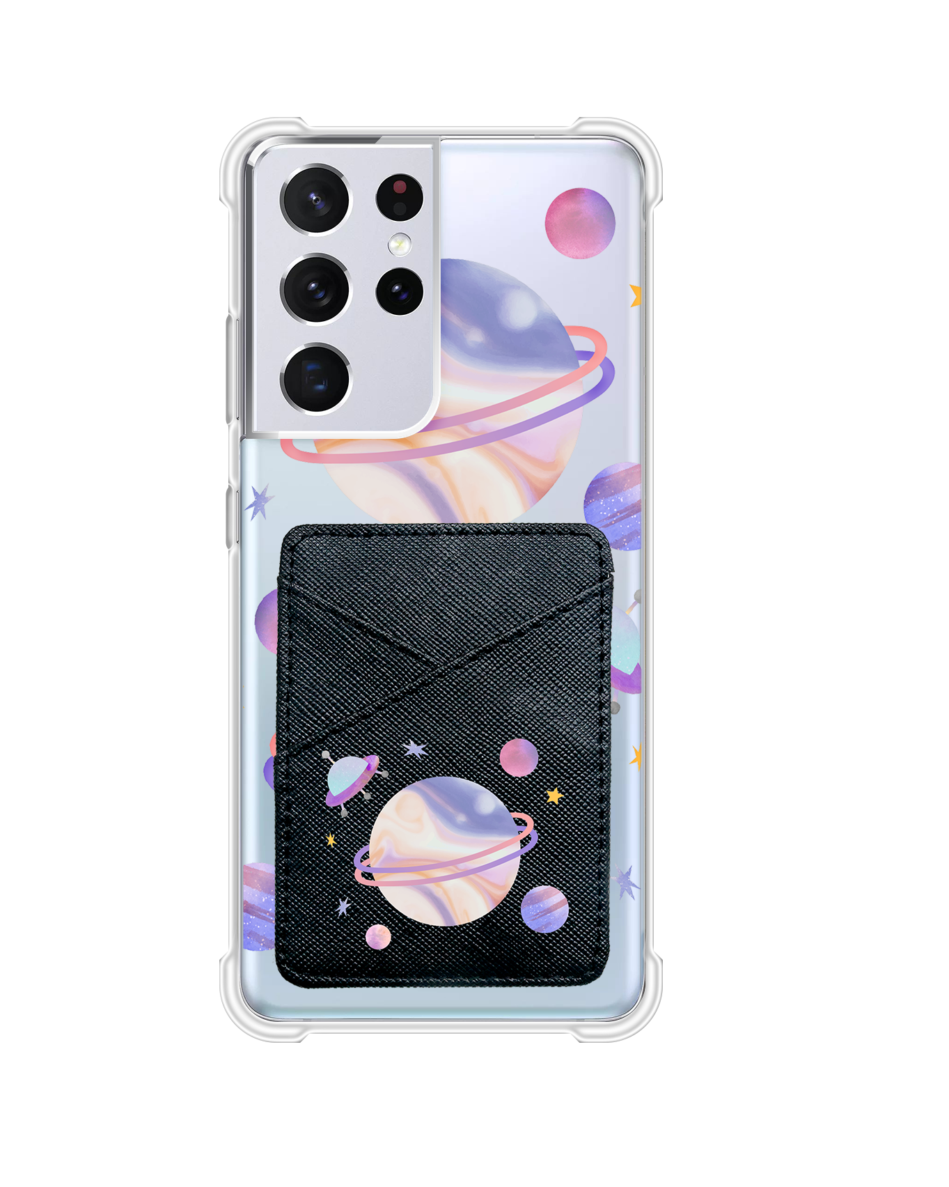 Android Phone Wallet Case - Universe