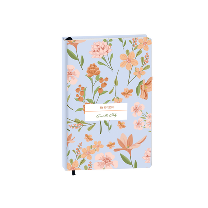 Hardcover Bookpaper Journal - Vinca (with Elastic Band & Bookmark)
