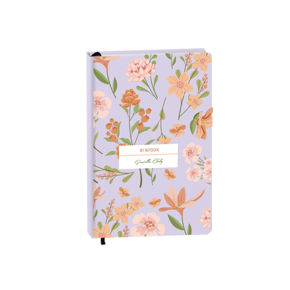 Hardcover Bookpaper Journal - Vinca (with Elastic Band & Bookmark)