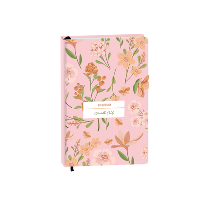 Hardcover Bookpaper Journal - Vinca (with Elastic Band & Bookmark)
