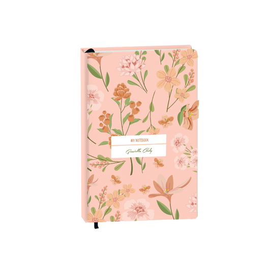 Hardcover Bookpaper Journal - Vinca (with Elastic Band & Bookmark)