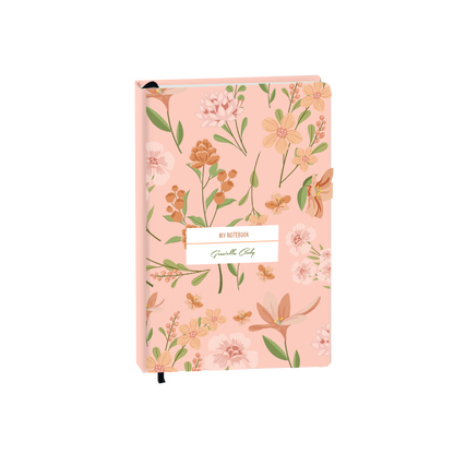 Hardcover Bookpaper Journal - Vinca (with Elastic Band & Bookmark)