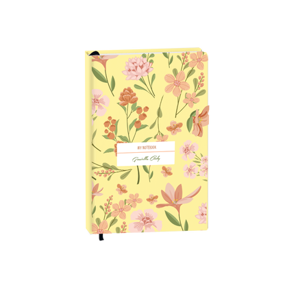 Hardcover Bookpaper Journal - Vinca (with Elastic Band & Bookmark)