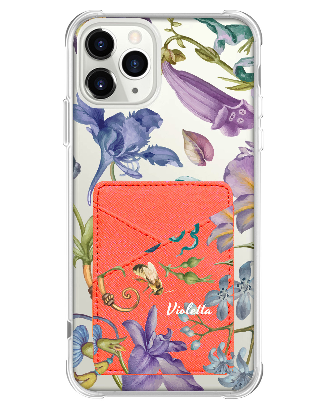 iPhone Phone Wallet Case - Violetta