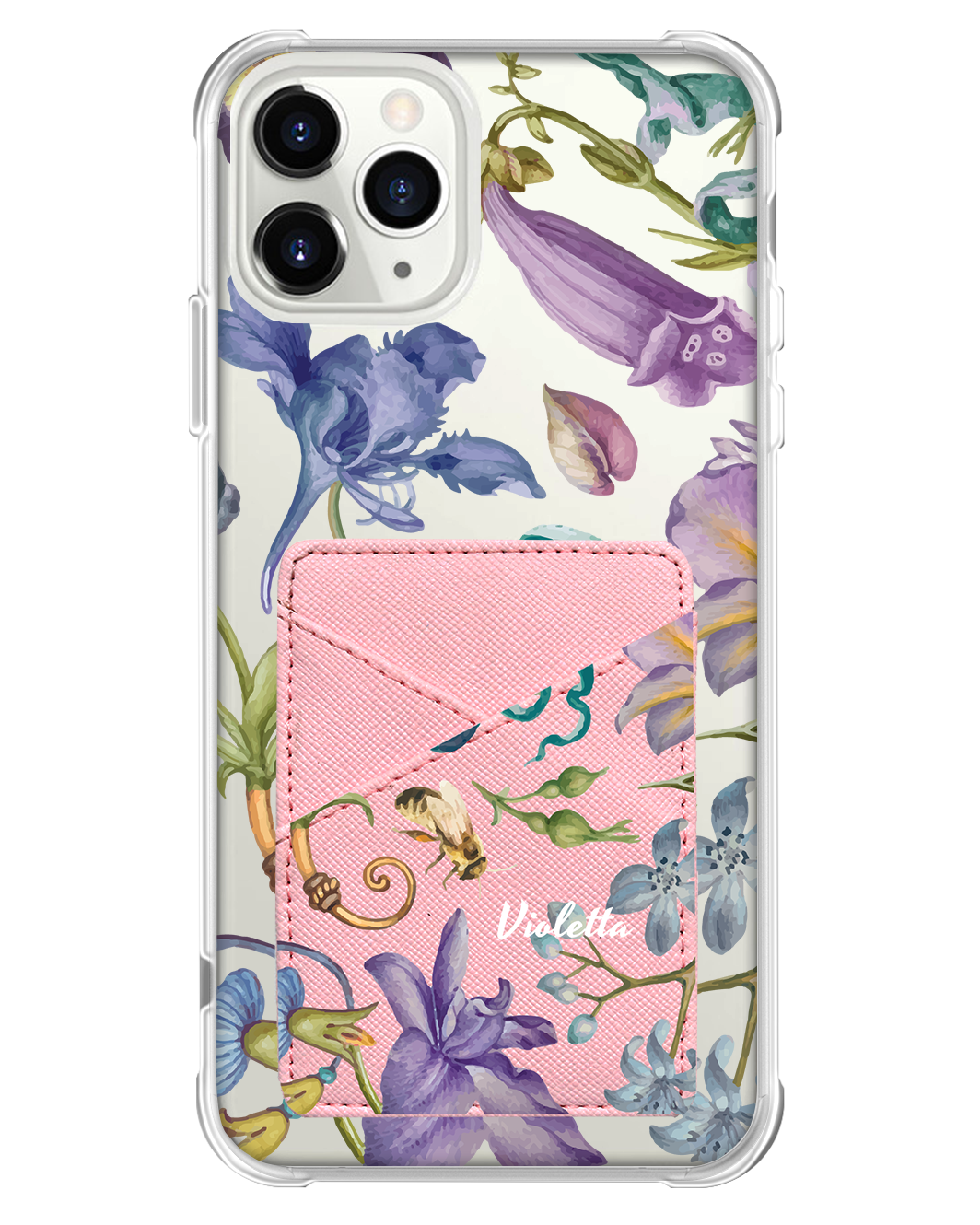 iPhone Phone Wallet Case - Violetta