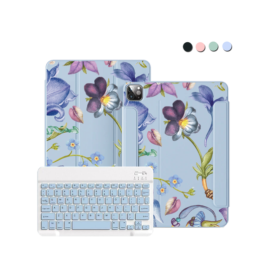iPad Wireless Keyboard Flipcover - Violetta
