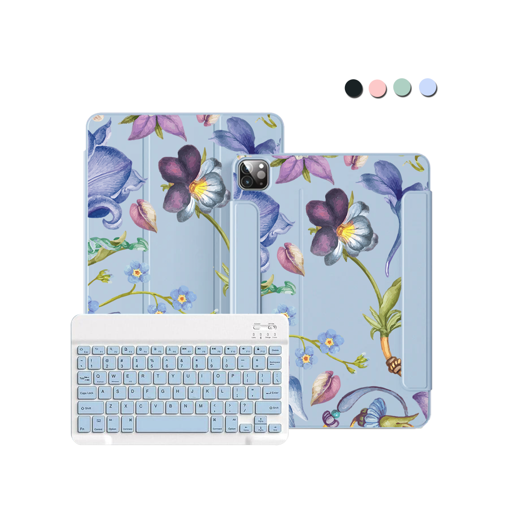 iPad Wireless Keyboard Flipcover - Violetta