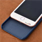 [SALE READYSTOCK] iPhone Leather Case - Navy Blue