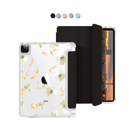 iPad Macaron Flip Cover - White Magnolia