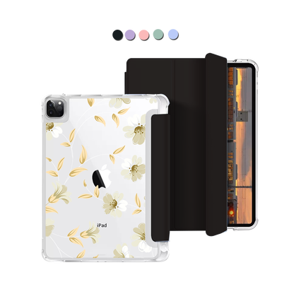 iPad Macaron Flip Cover - White Magnolia
