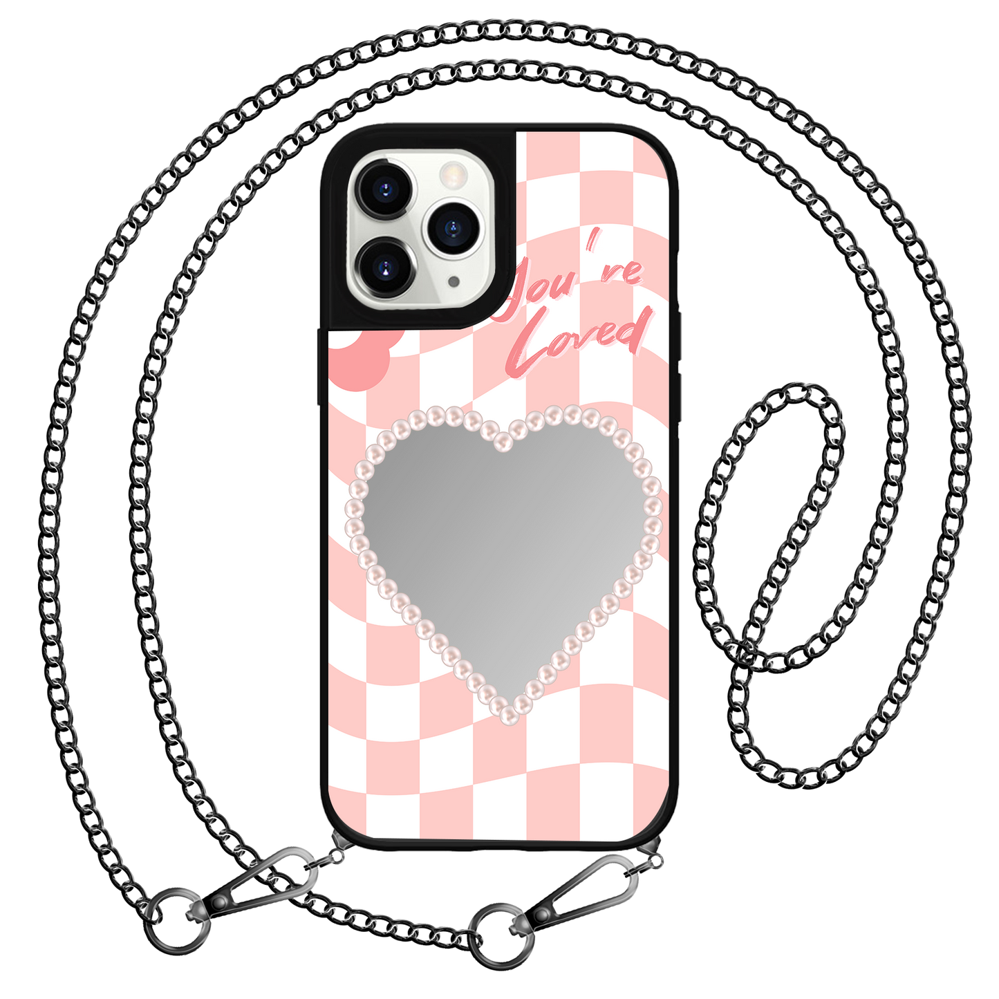 iPhone Mirror Grip Case - You're Loved