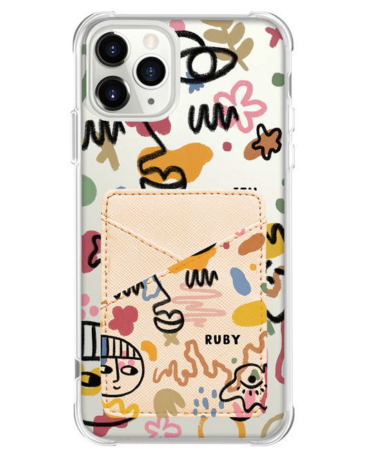 iPhone Phone Wallet Case - Abstract 3.0