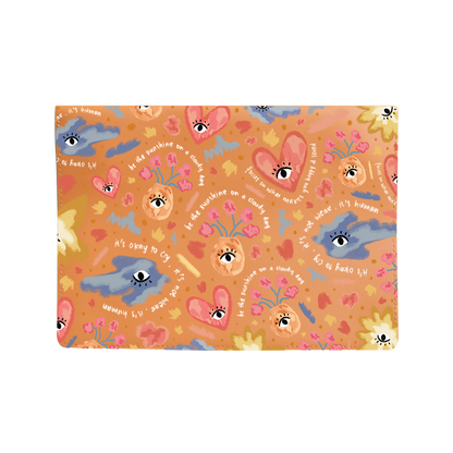 Vegan Leather Sleeve - Abstract Lovers